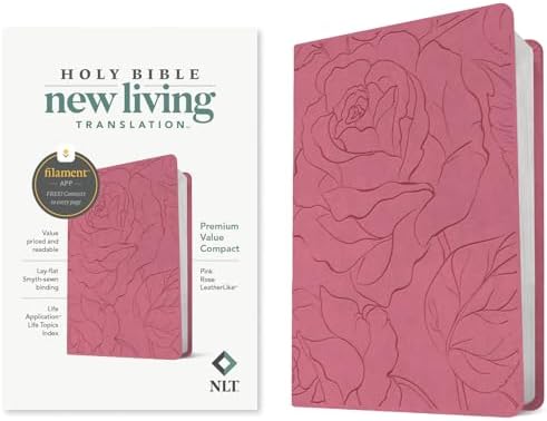 NLT Giant Print Premium Value Bible, Filament Enabled (LeatherLike